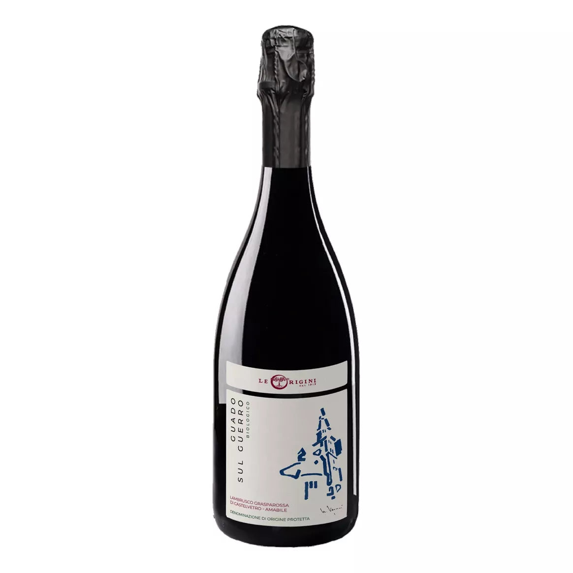 Le Origini Lambrusco Grasparossa di Castelvetro semi dolce "Guado sul Guerro"
