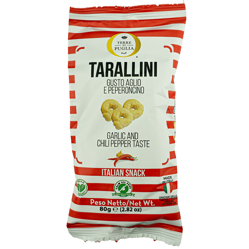 Tarallini (hvidløg & chili)