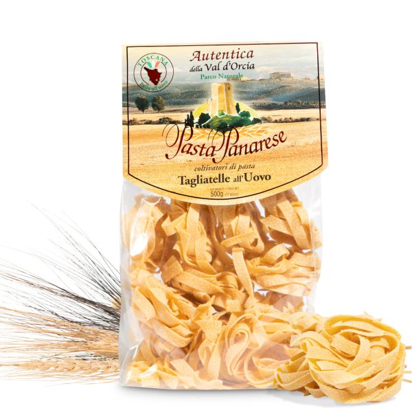 Tagliatelle med æg