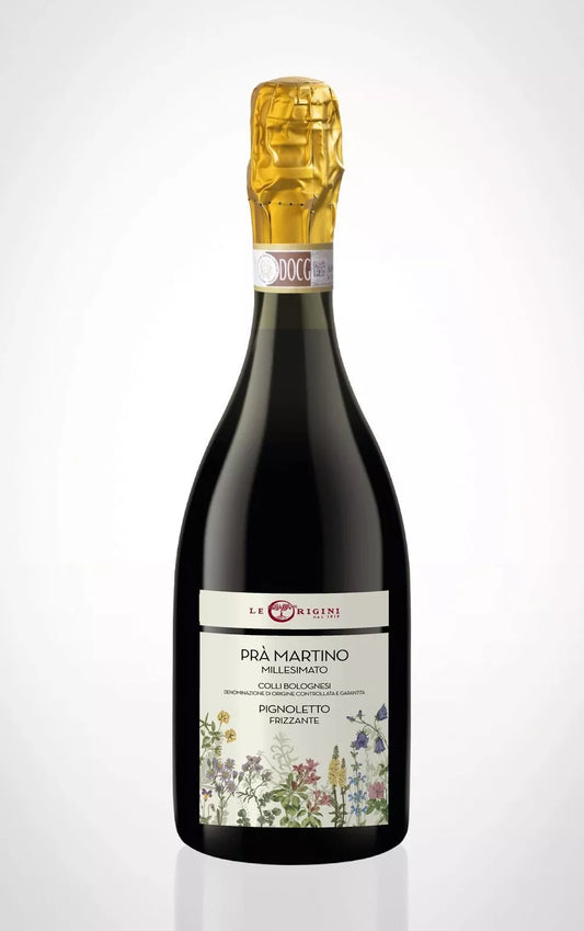 Le Origini Pignoletto Frizzante Colli Bolognesi DOCG "Pra Martino Millesimato" Biologico