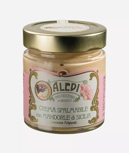 Aledi - Siciliansk mandelcreme (Crema Spalmabile con Mandorle di Sicilia)