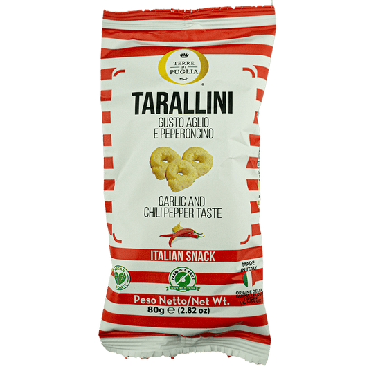Tarallini  (hvidløg & chili)
