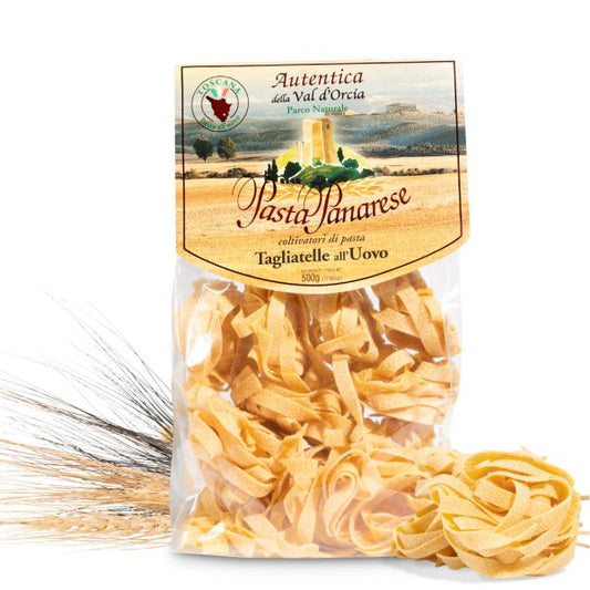 Tagliatelle med æg